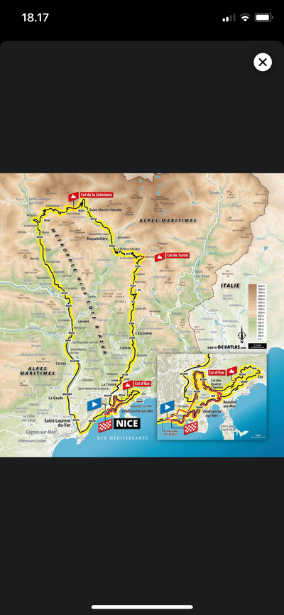 Tour de France in Nice – Stage 2. A day to explore mountains in les Alpes-Maritimes